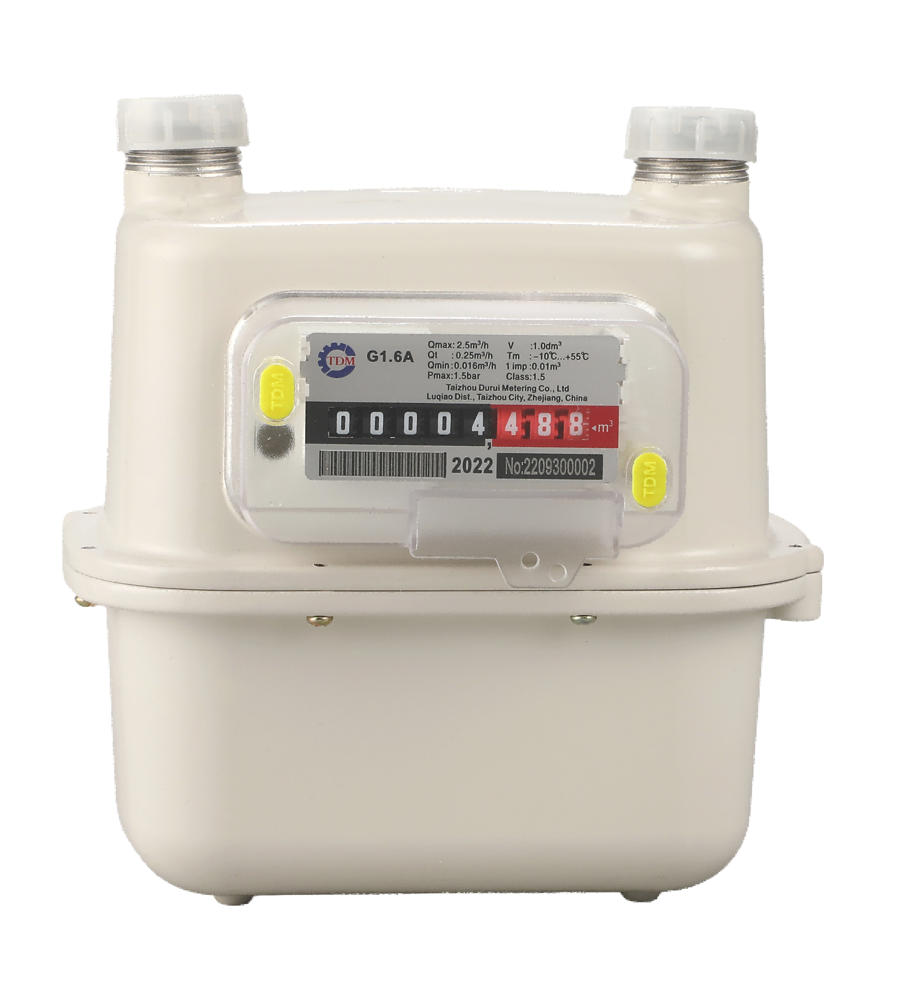 Diaphragm gas meter G1.6A