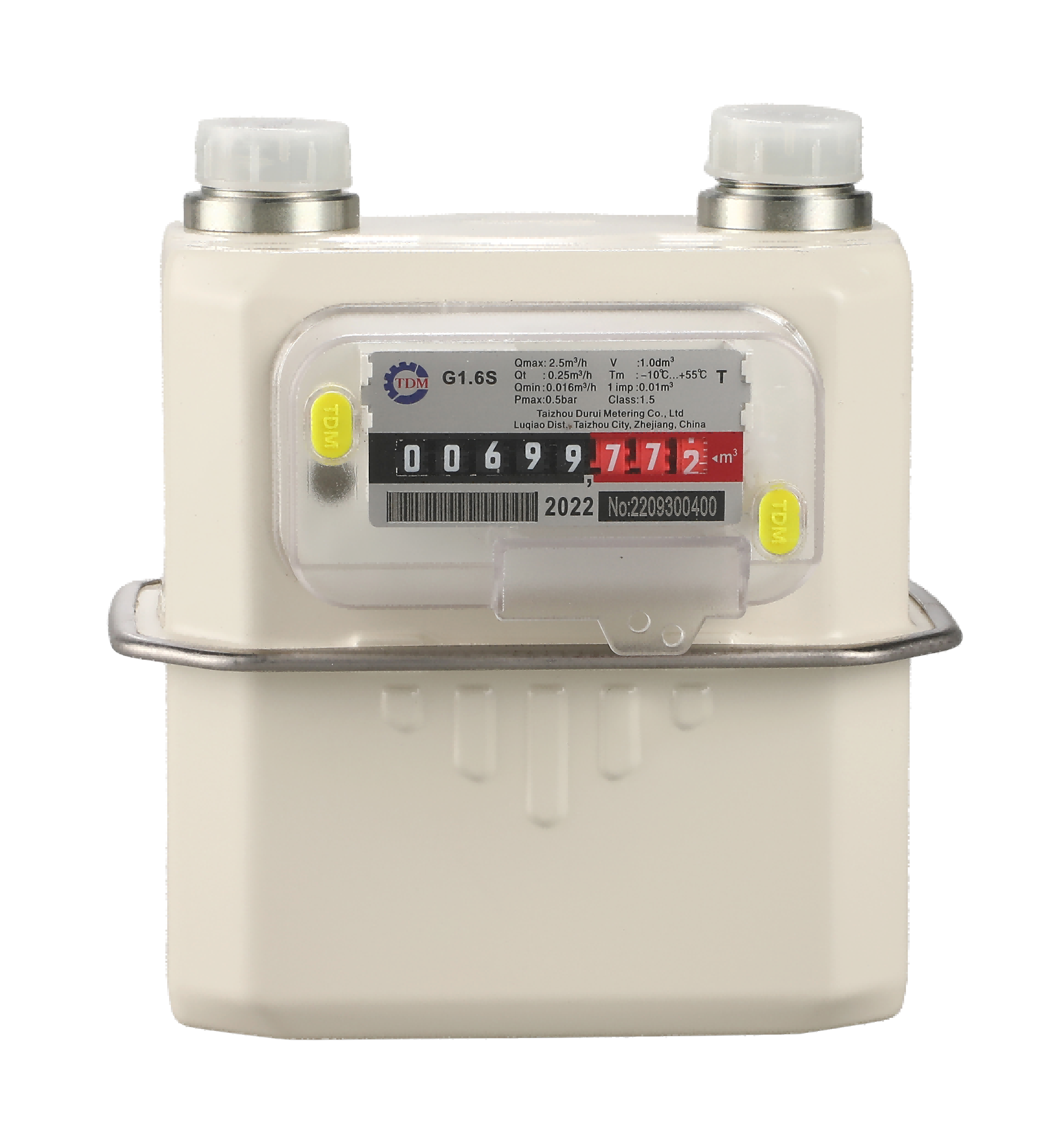 Diaphragm gas meter G1.6S