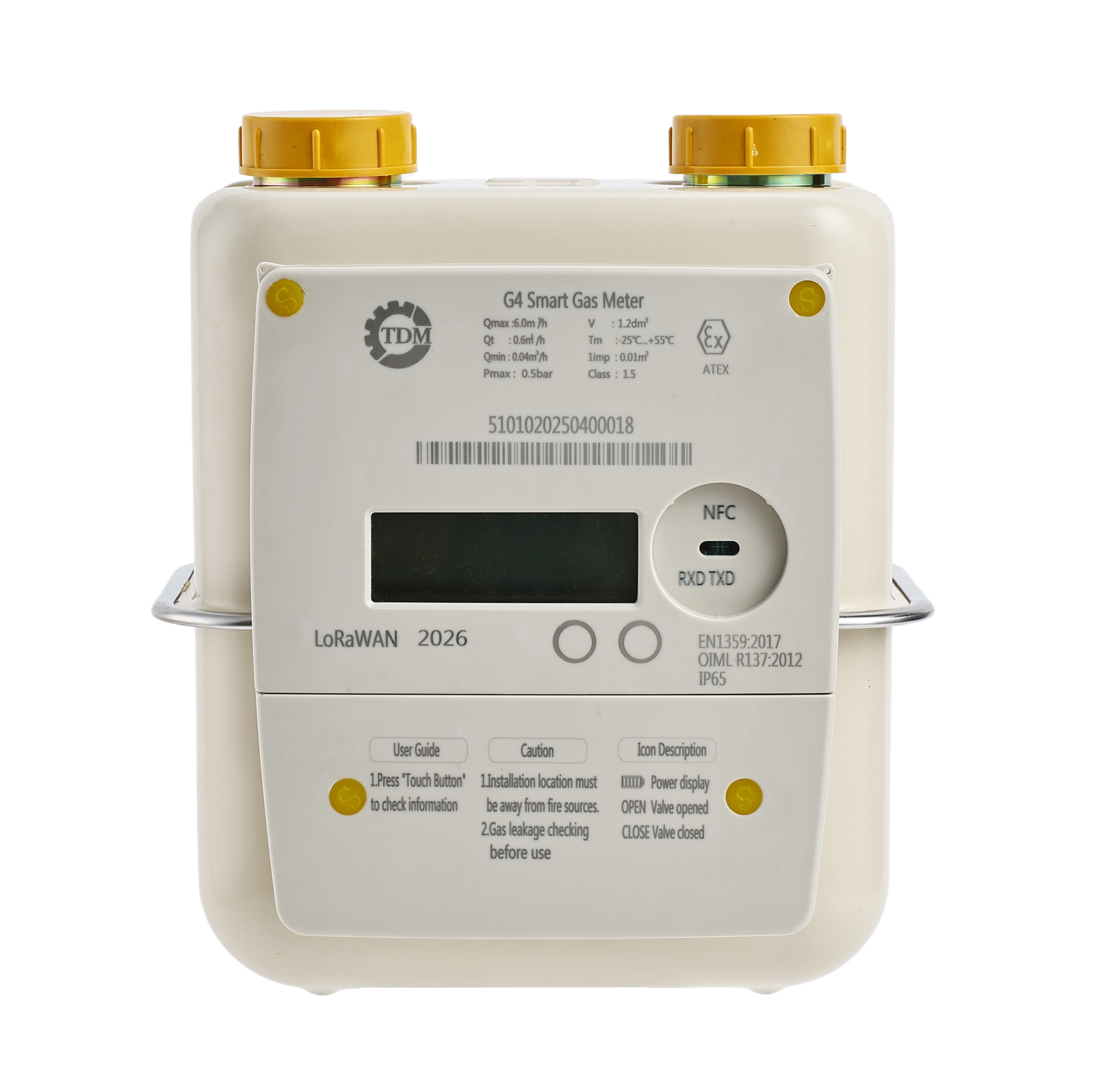 GPRS smart gas meter