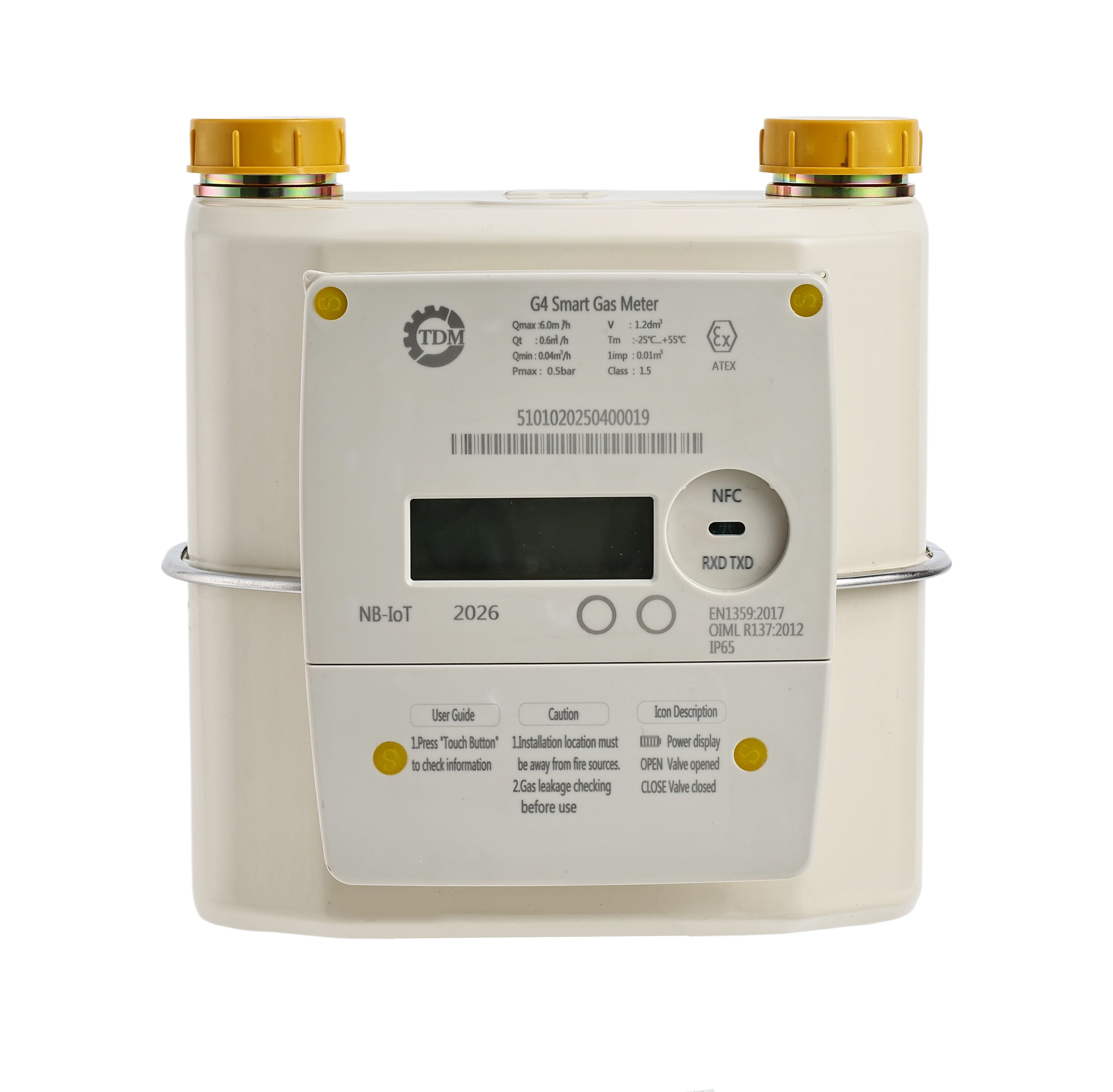 NB-IoT smart gas meter